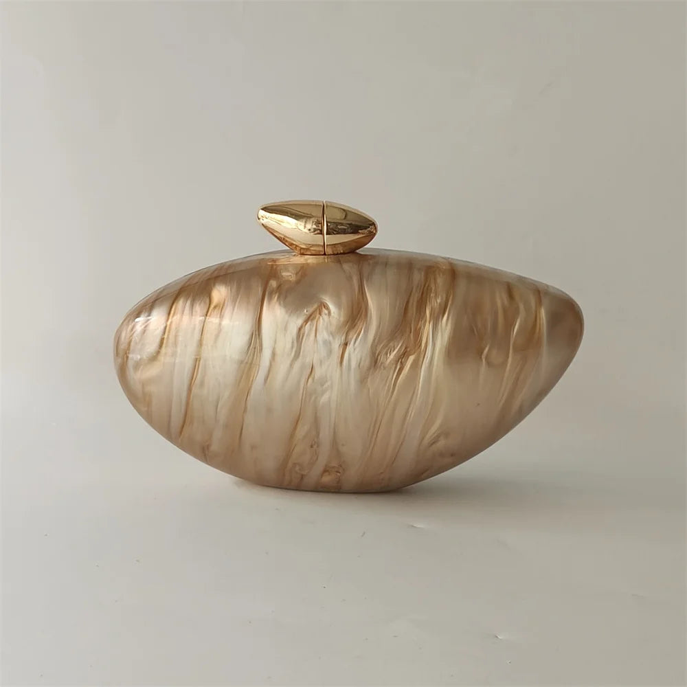 Brown Marble Bag