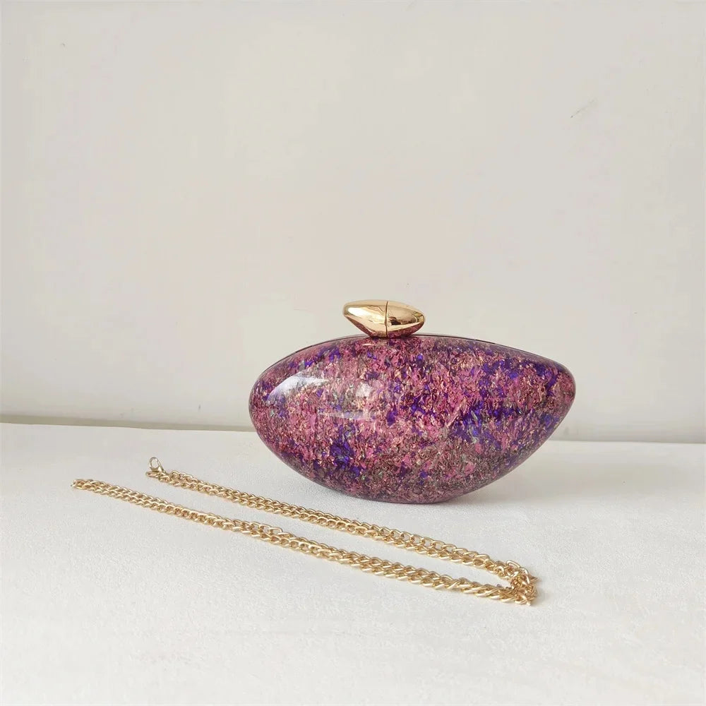 Brown Marble Bag