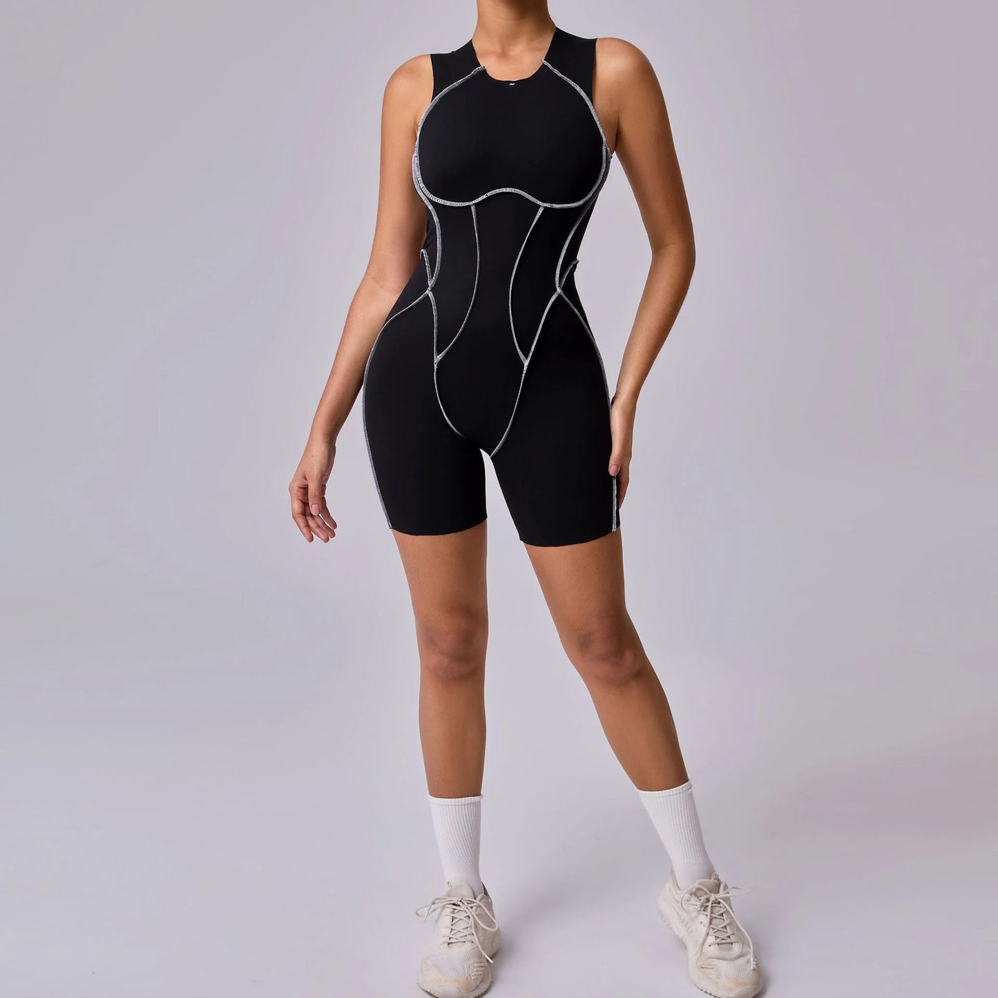 Jumpsuit Long Sleeves Fitness Overalls