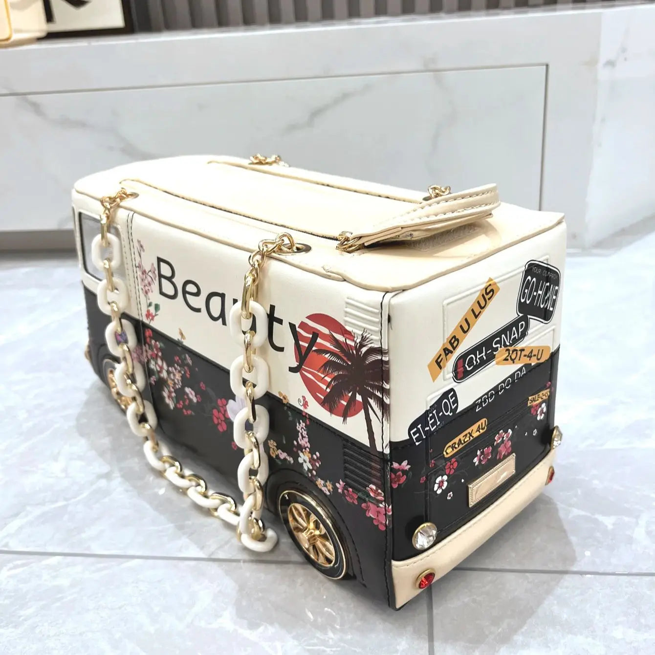 funny bus shape bag