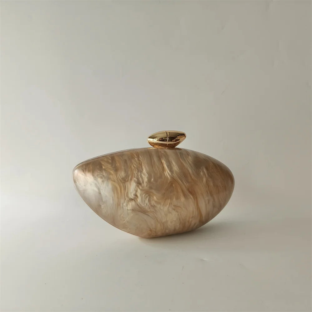 Brown Marble Bag