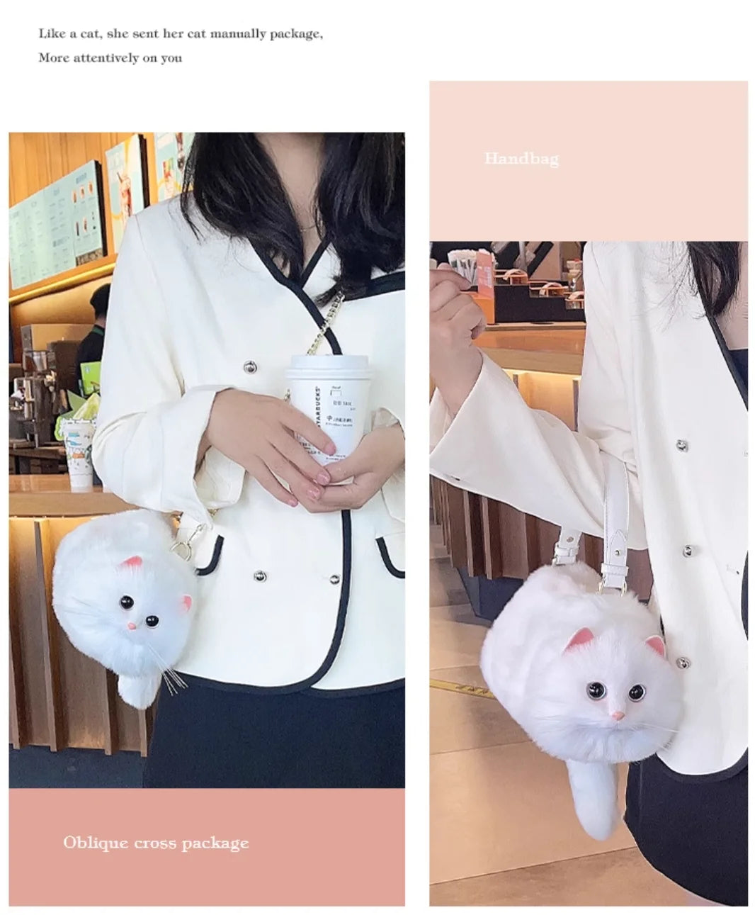 Plush Cute Cat Bag