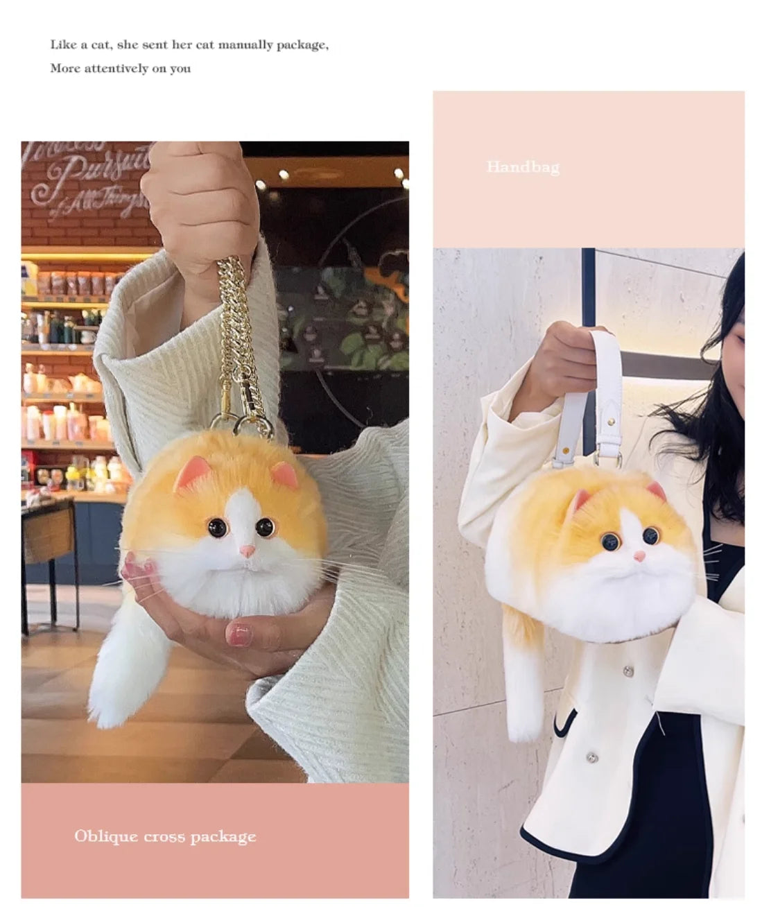 Plush Cute Cat Bag