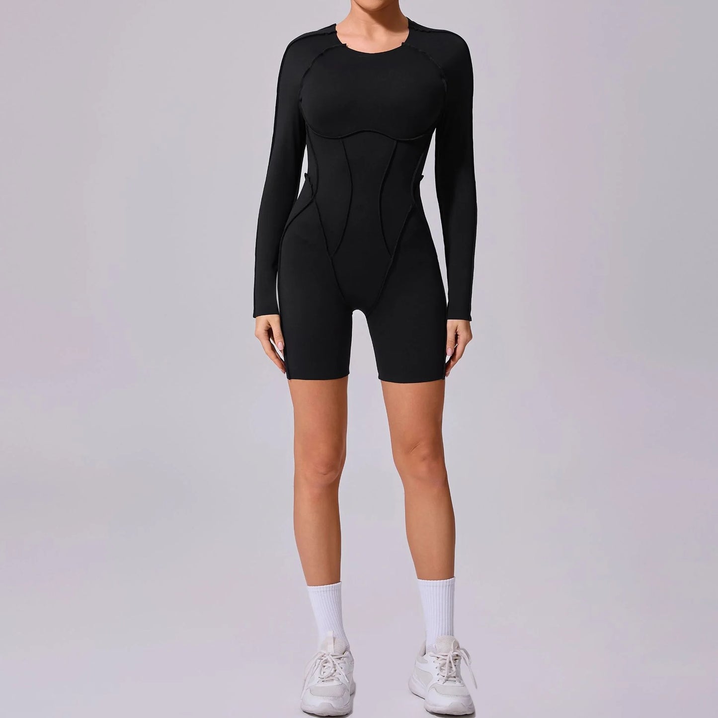 Jumpsuit Long Sleeves Fitness Overalls