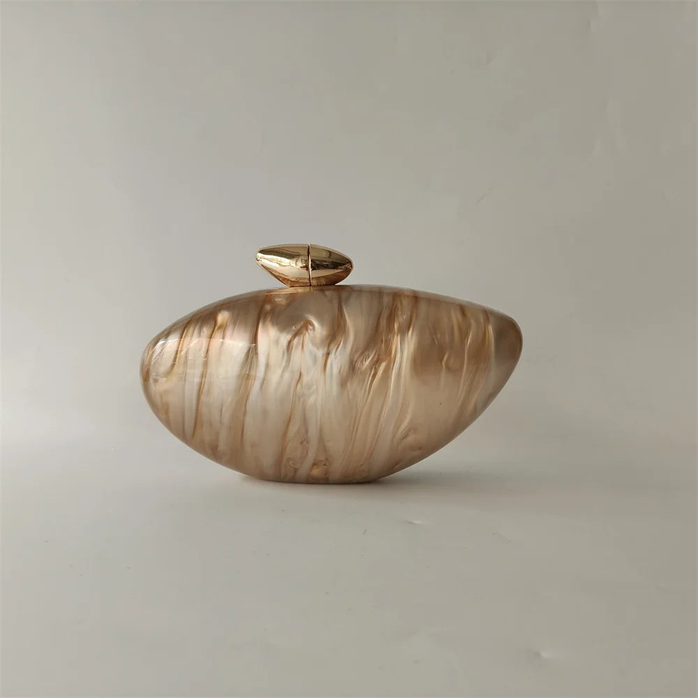 Brown Marble Bag
