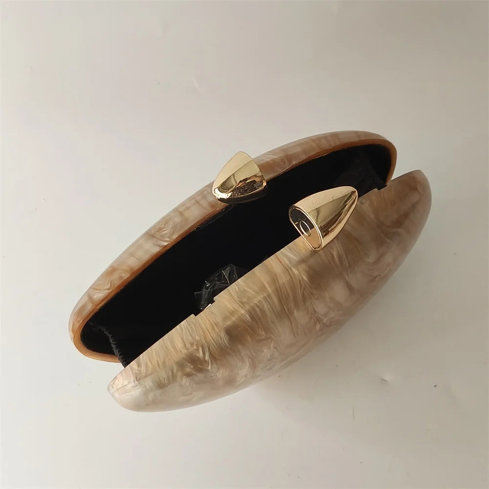 Brown Marble Bag