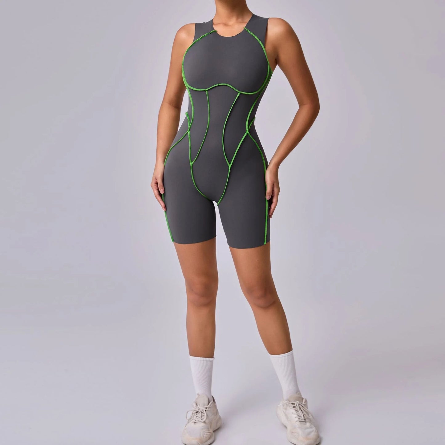 Jumpsuit Long Sleeves Fitness Overalls