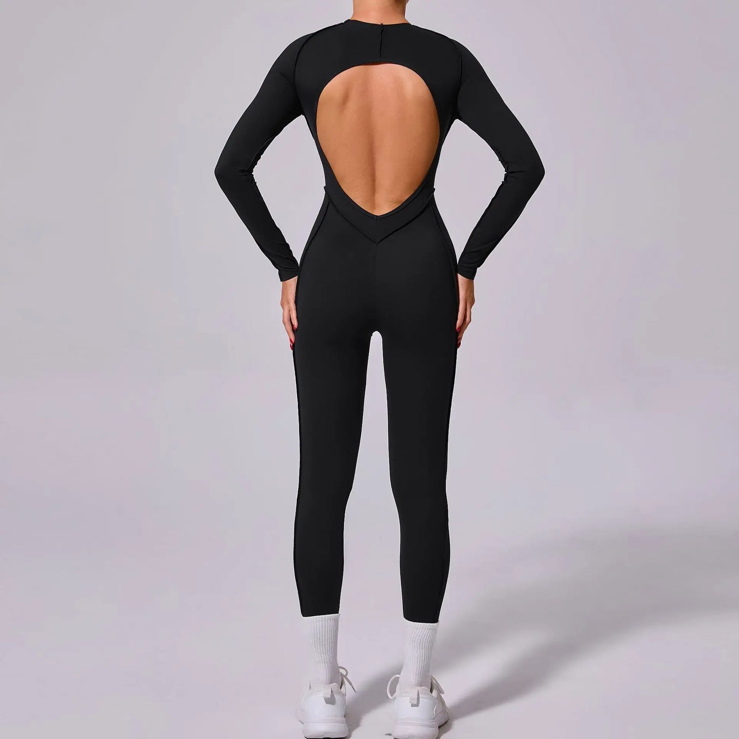 Jumpsuit Long Sleeves Fitness Overalls