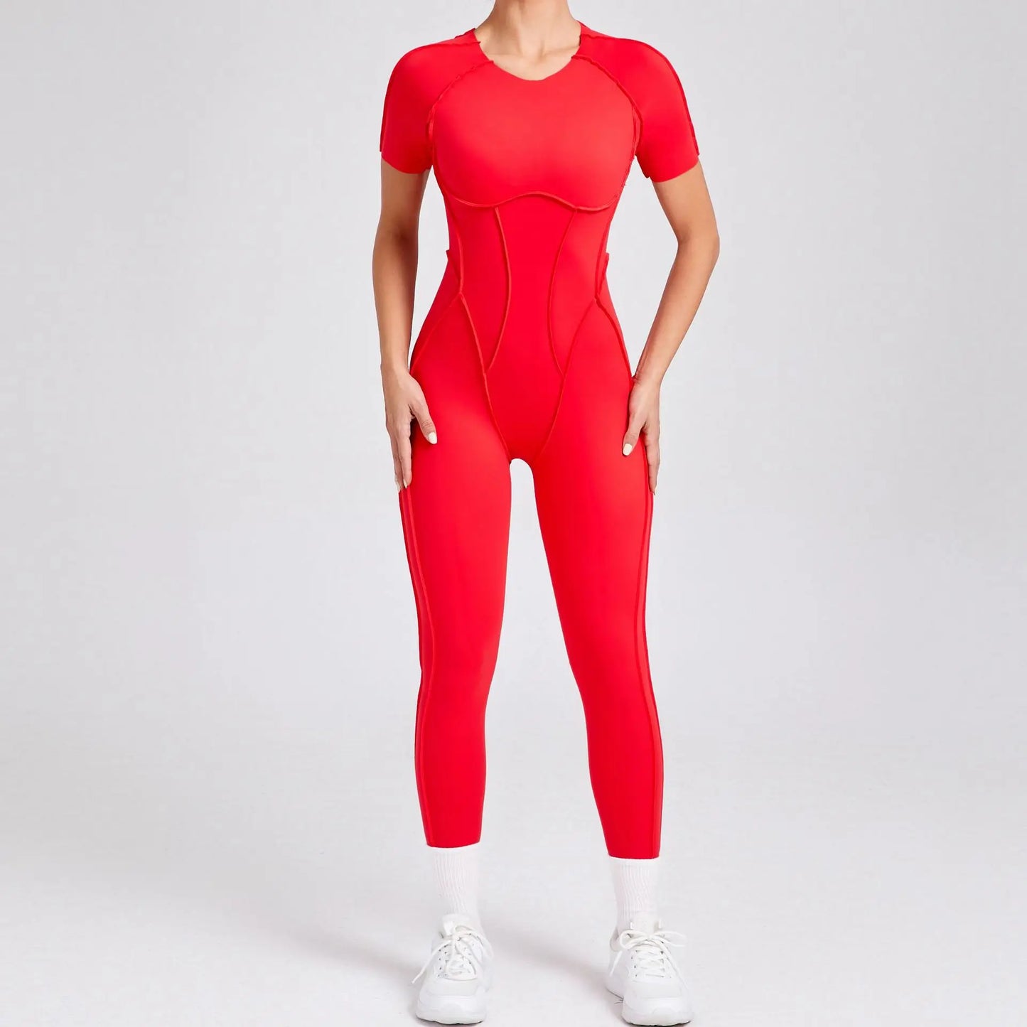 Jumpsuit Long Sleeves Fitness Overalls