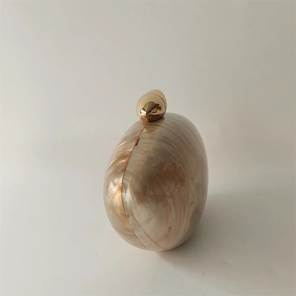 Brown Marble Bag