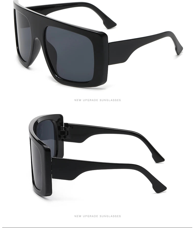 Oversized Punk Cycling Square Sunglasses