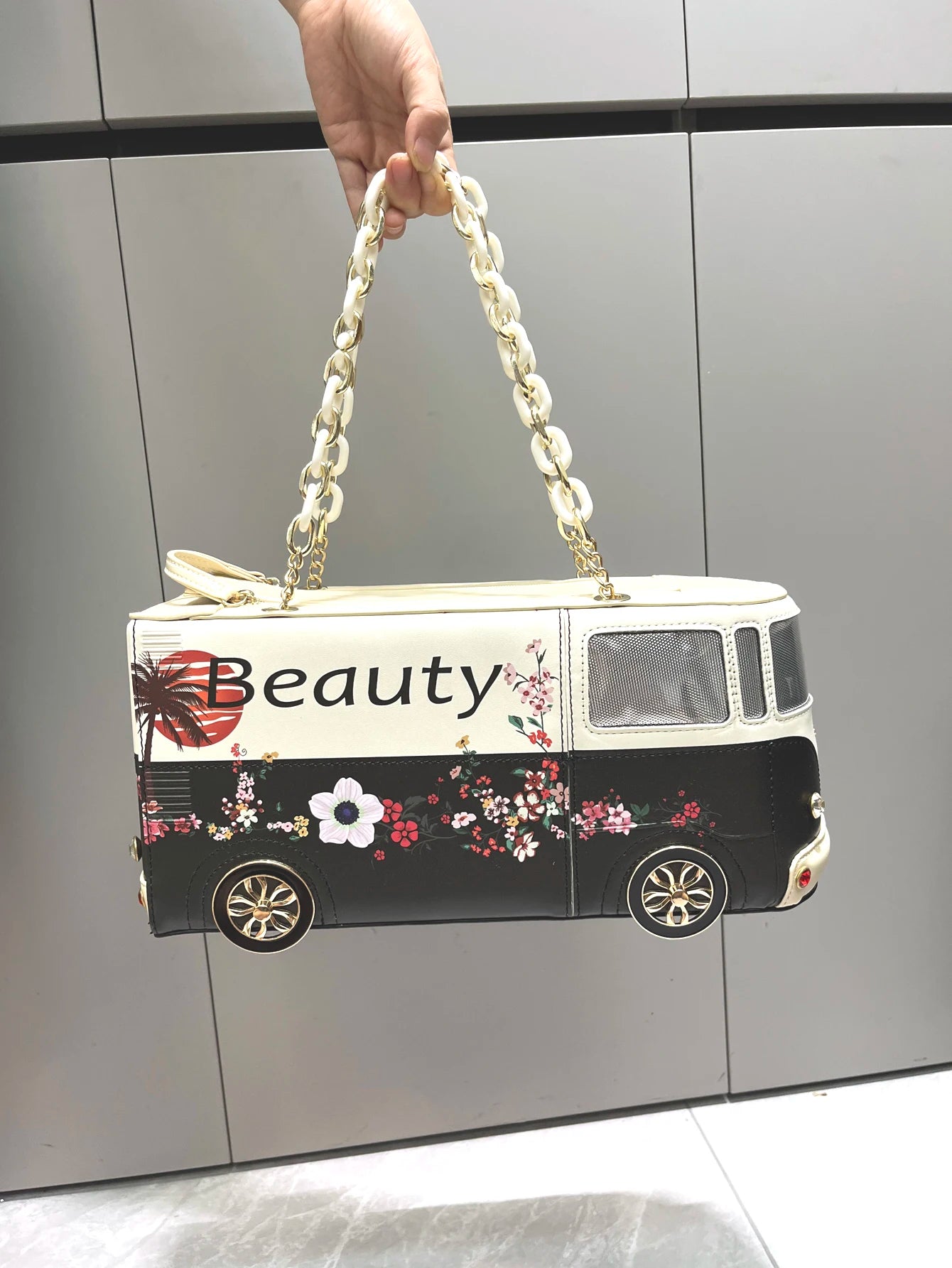 funny bus shape bag