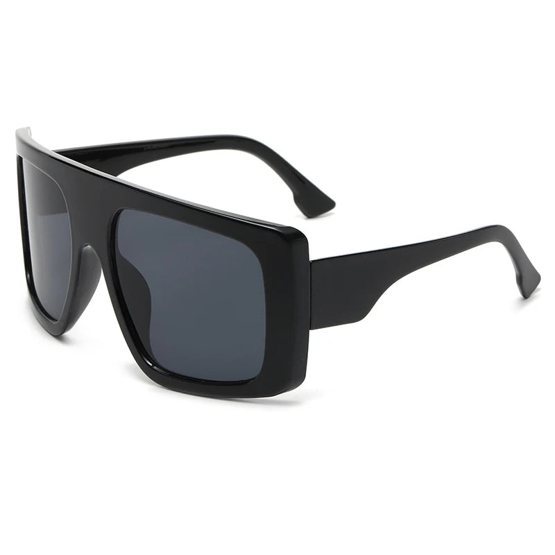 Oversized Punk Cycling Square Sunglasses