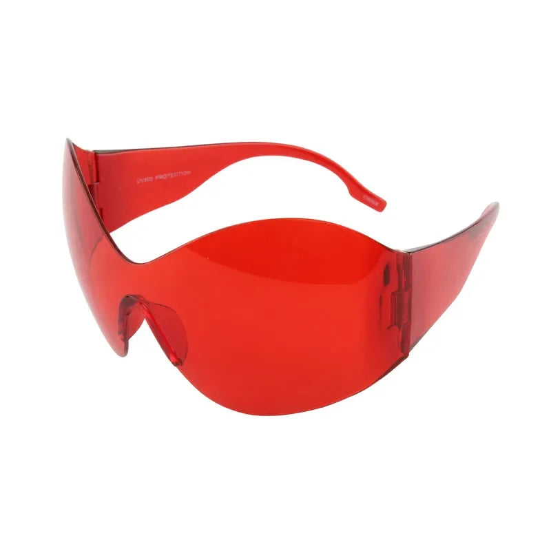 Oversized Punk Rimless Sunglasses
