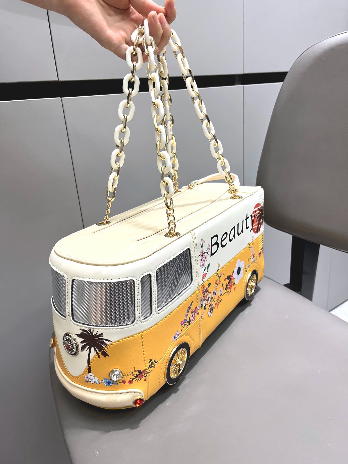 funny bus shape bag