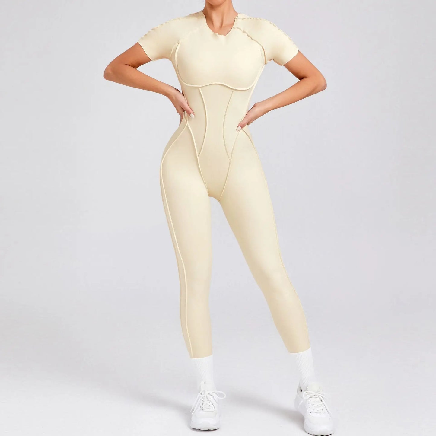 Jumpsuit Long Sleeves Fitness Overalls
