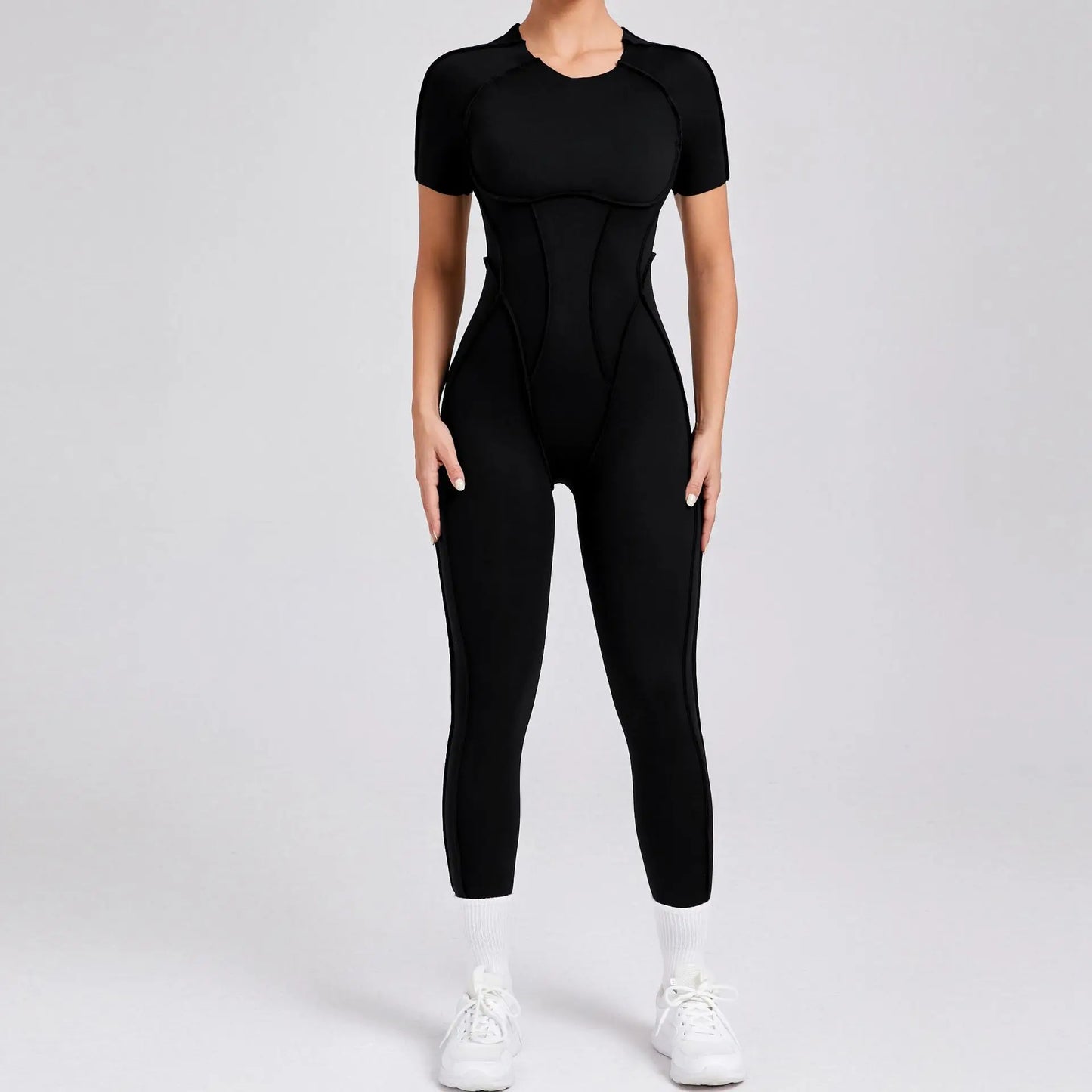 Jumpsuit Long Sleeves Fitness Overalls