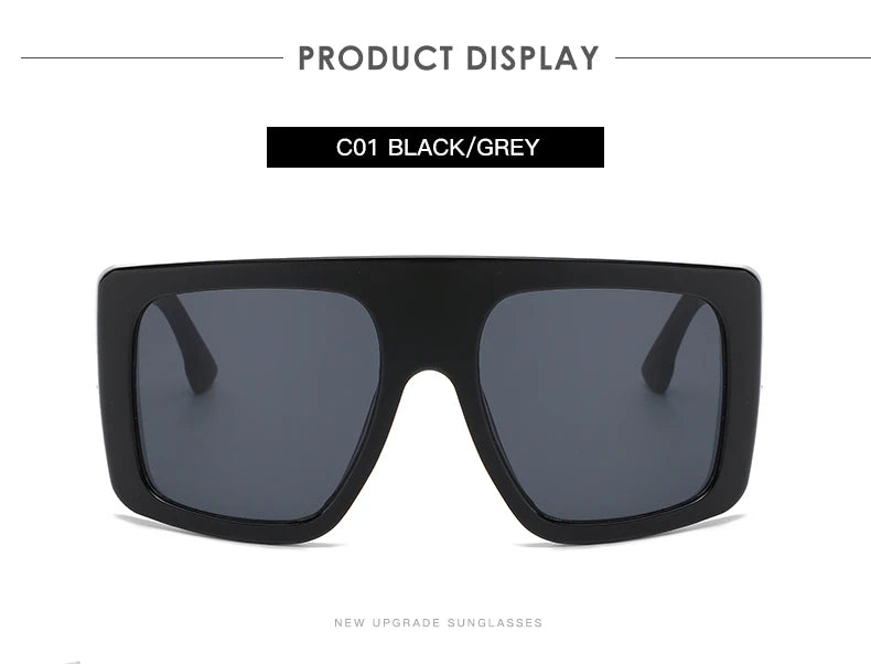 Oversized Punk Cycling Square Sunglasses
