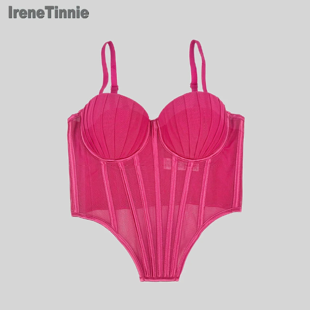 IRENE TINNIE-Women's Mesh Transparent Corset