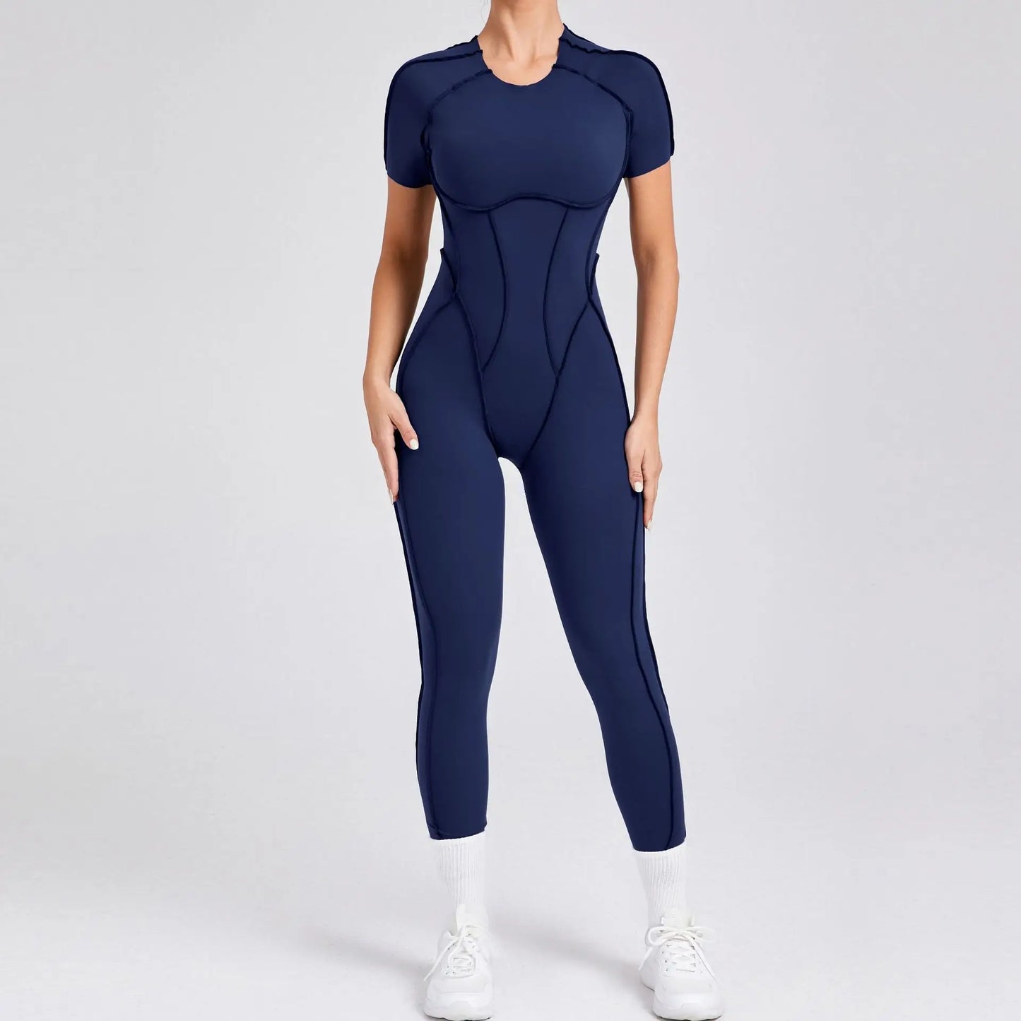 Jumpsuit Long Sleeves Fitness Overalls