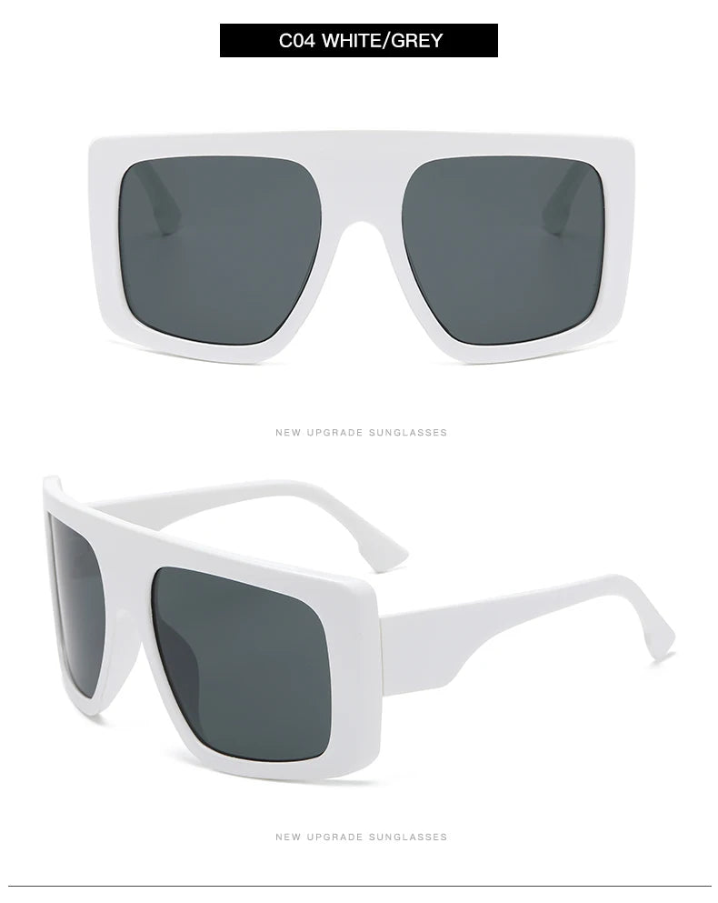 Oversized Punk Cycling Square Sunglasses