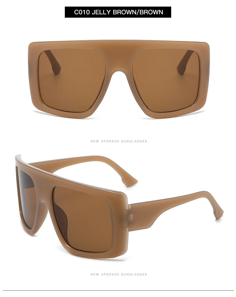 Oversized Punk Cycling Square Sunglasses