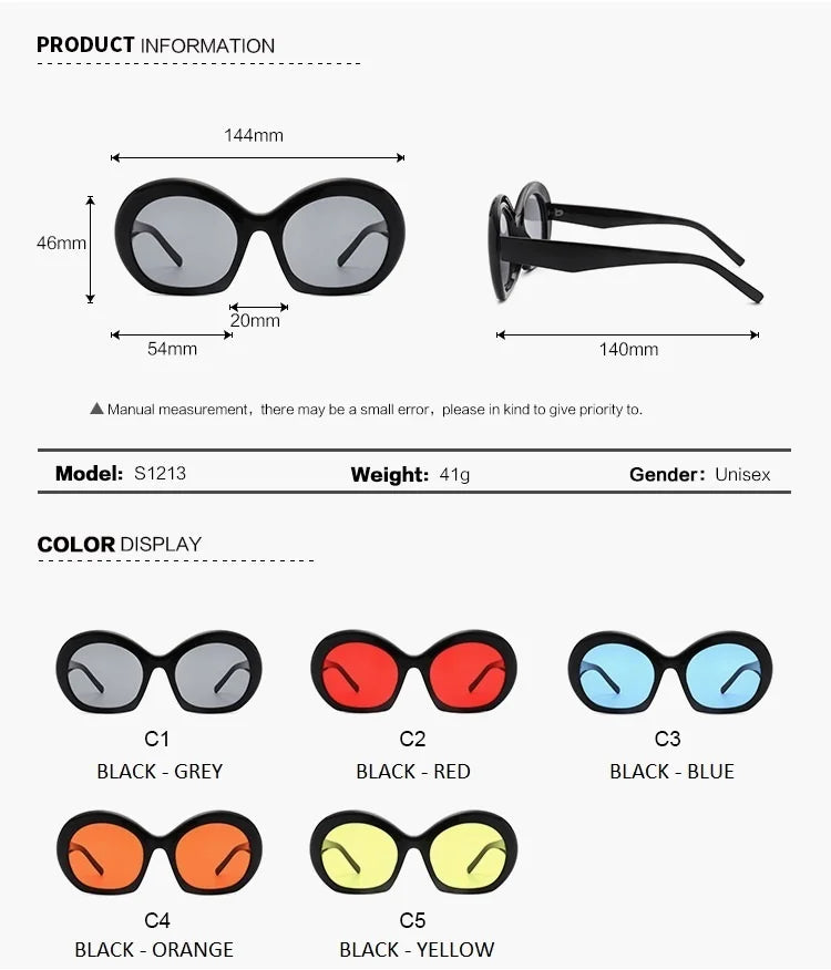 Oversized y2k Sunglasses