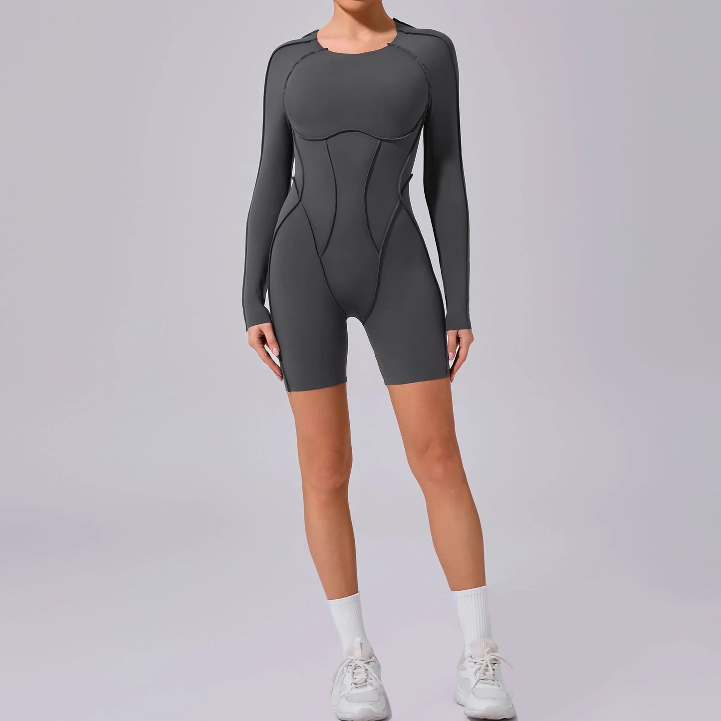 Jumpsuit Long Sleeves Fitness Overalls