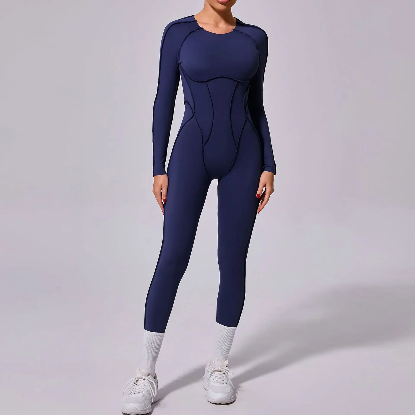 Jumpsuit Long Sleeves Fitness Overalls
