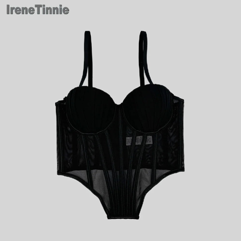 IRENE TINNIE-Women's Mesh Transparent Corset