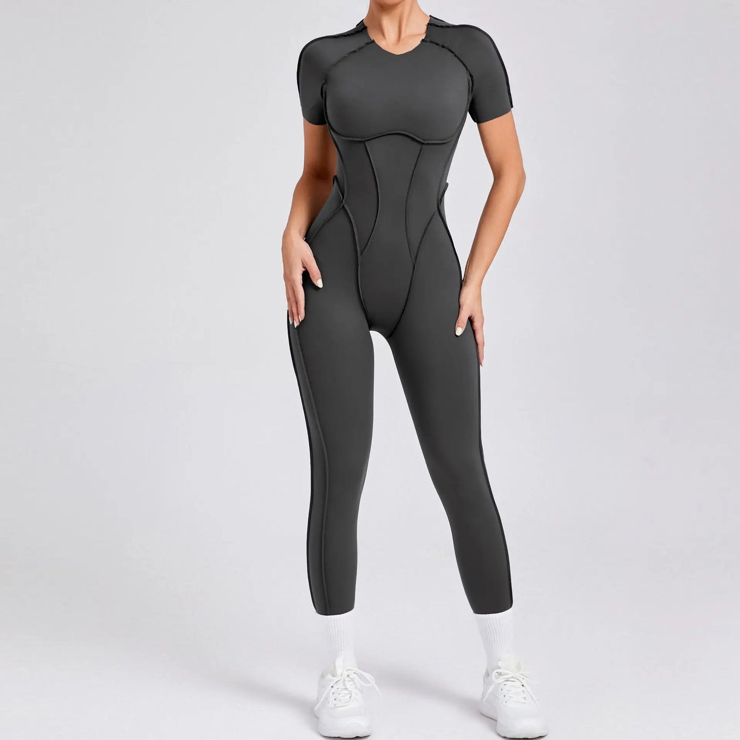 Jumpsuit Long Sleeves Fitness Overalls
