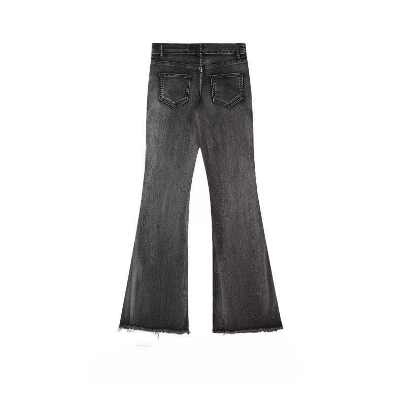 micro-flare  jeans