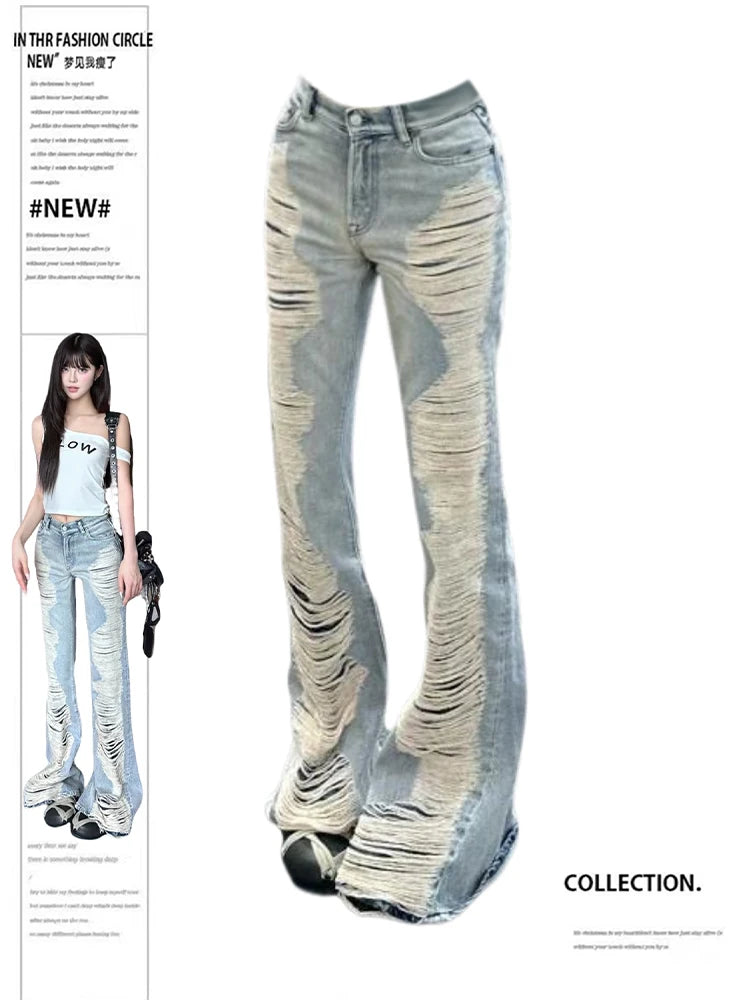 Core Abi Grunge Cyber Punk Flare Jean