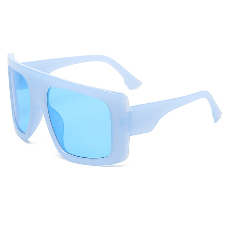 Oversized Punk Cycling Square Sunglasses
