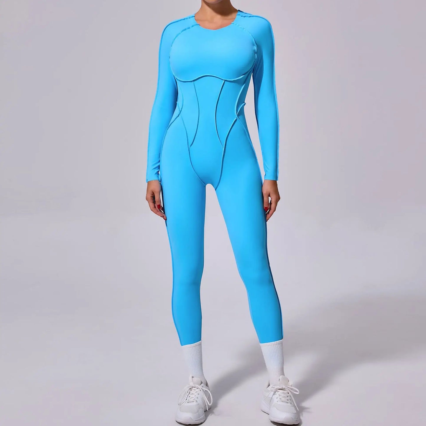 Jumpsuit Long Sleeves Fitness Overalls